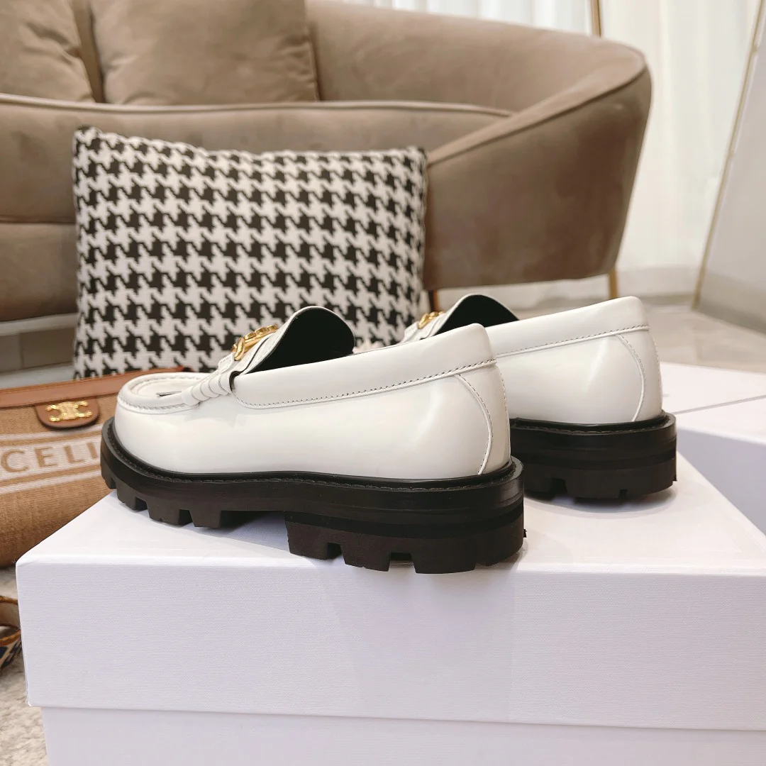 Обувь Celine - Celine - классические лоферы - белые