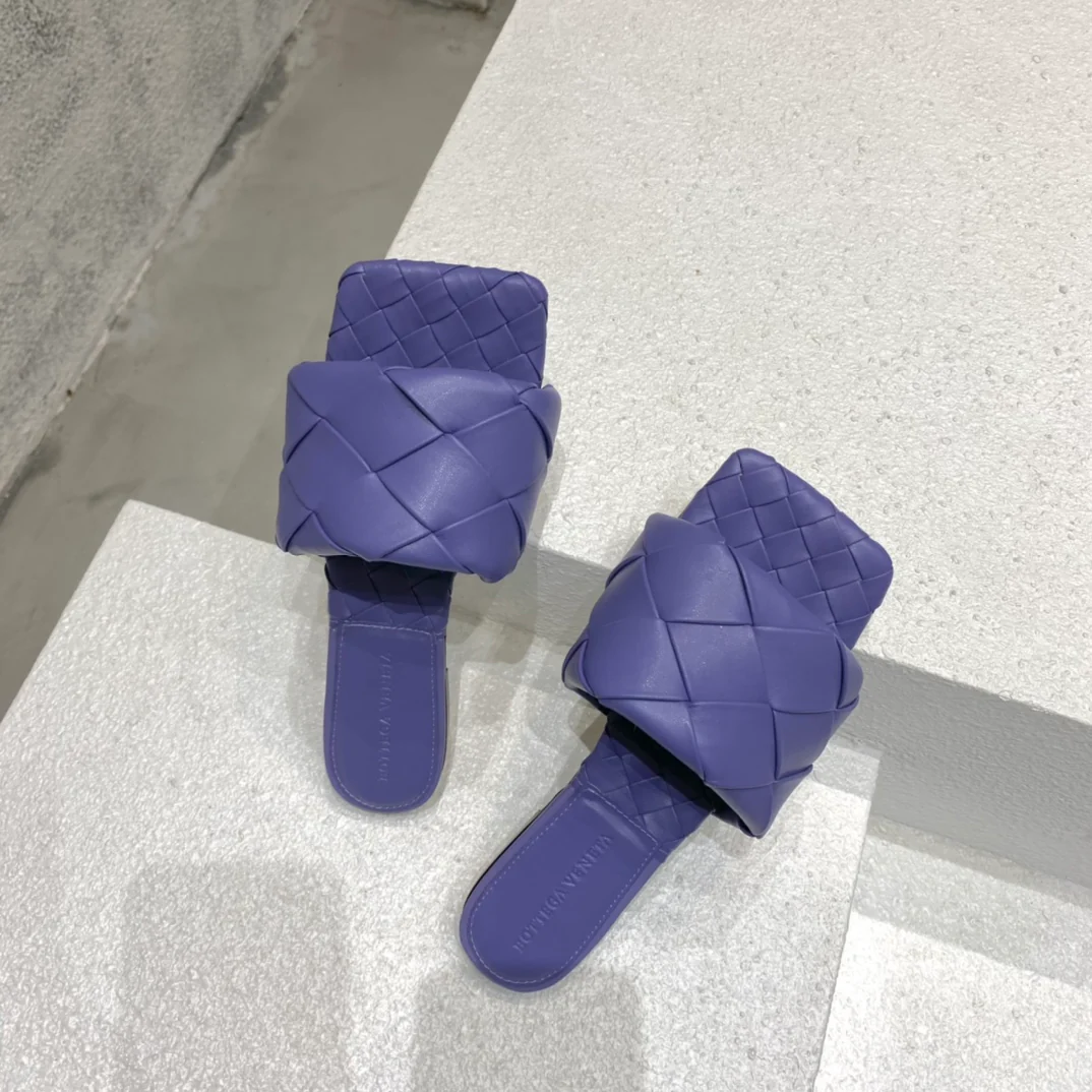 BV - Плетеные сандалии - Сине-фиолетовые