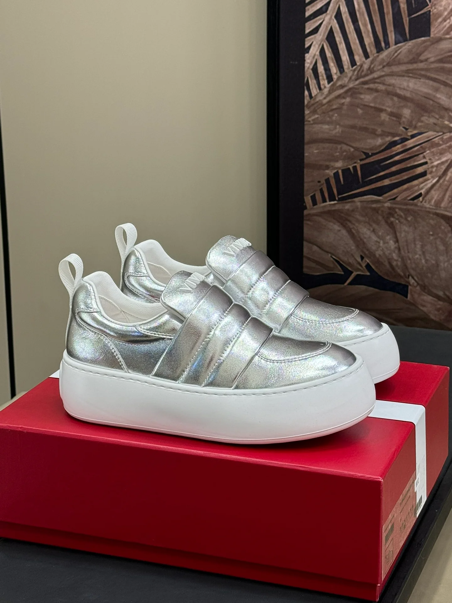 Обувь RV - 2024 - лоферы - серебристые