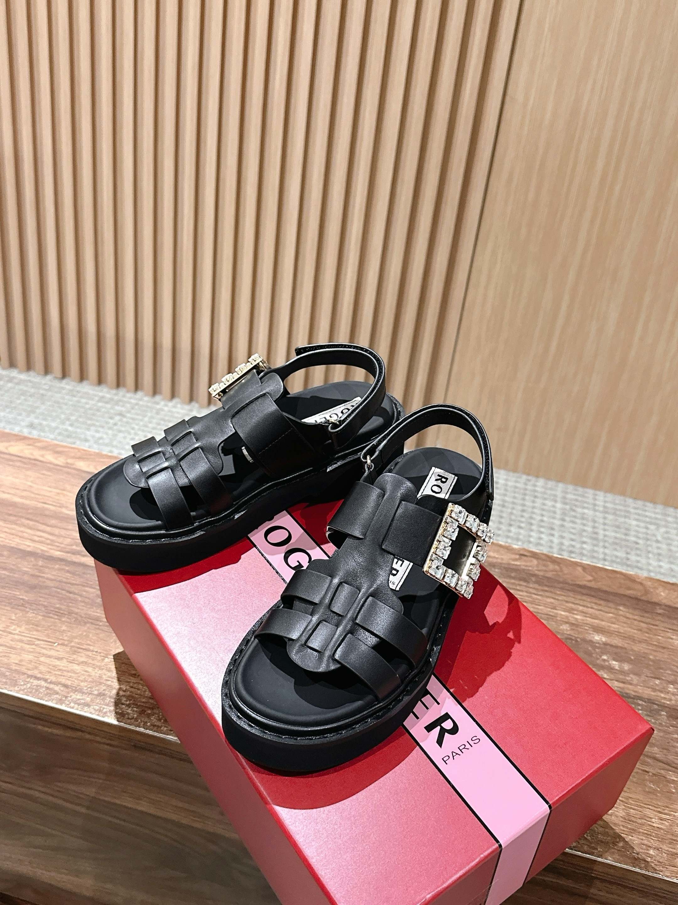 RV - Римские сандалии - Бриллиантовая пряжка