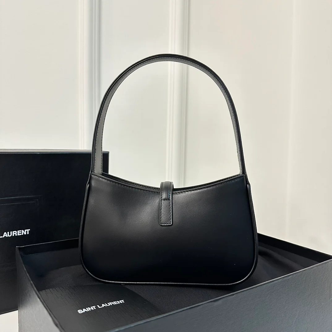 Кожаная сумка через плечо YSL Le 5a 7 - Мини - Черная