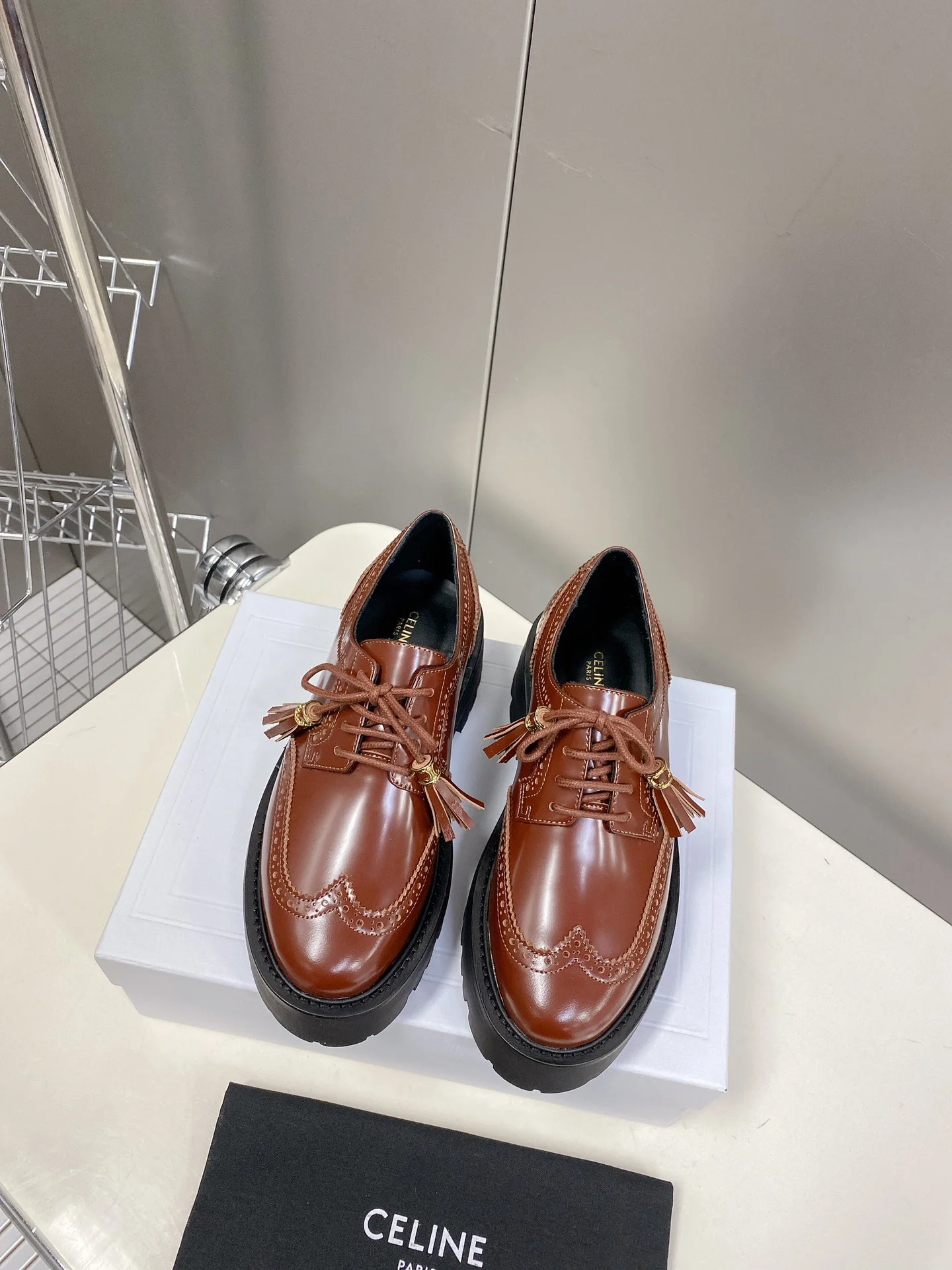 Лоферы на платформе Celine — размеры 35-39-40 (принимаются индивидуальные заказы)