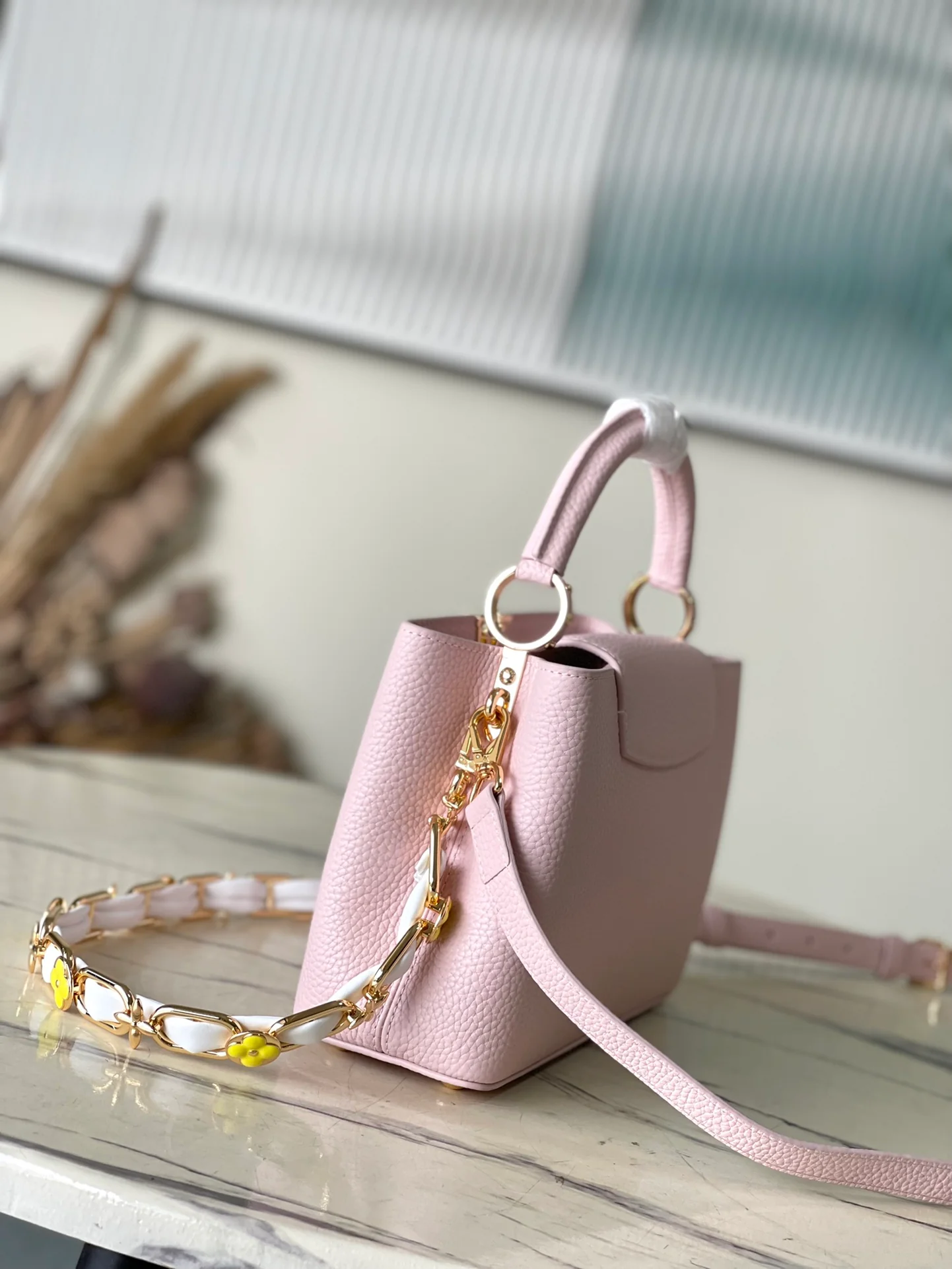 m23199-LV-capucines Маленькая сумочка/сумка через плечо - Розовая