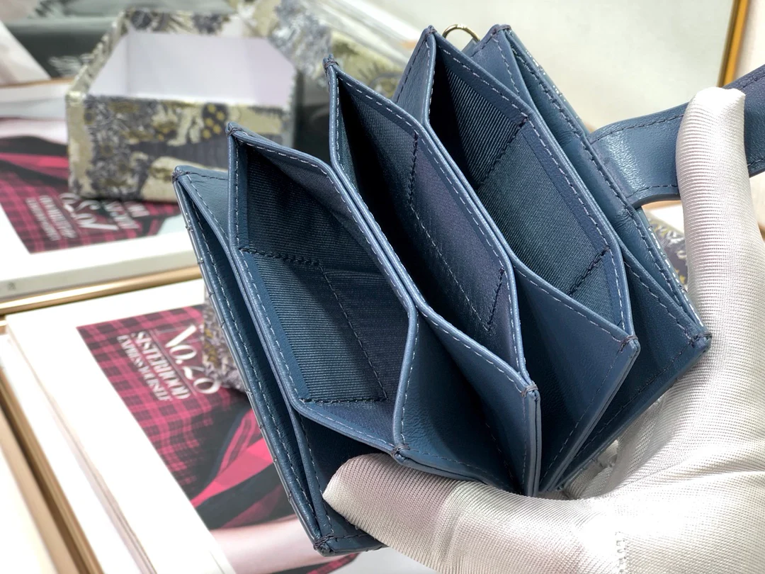 Dior 风琴卡包-10.5cm