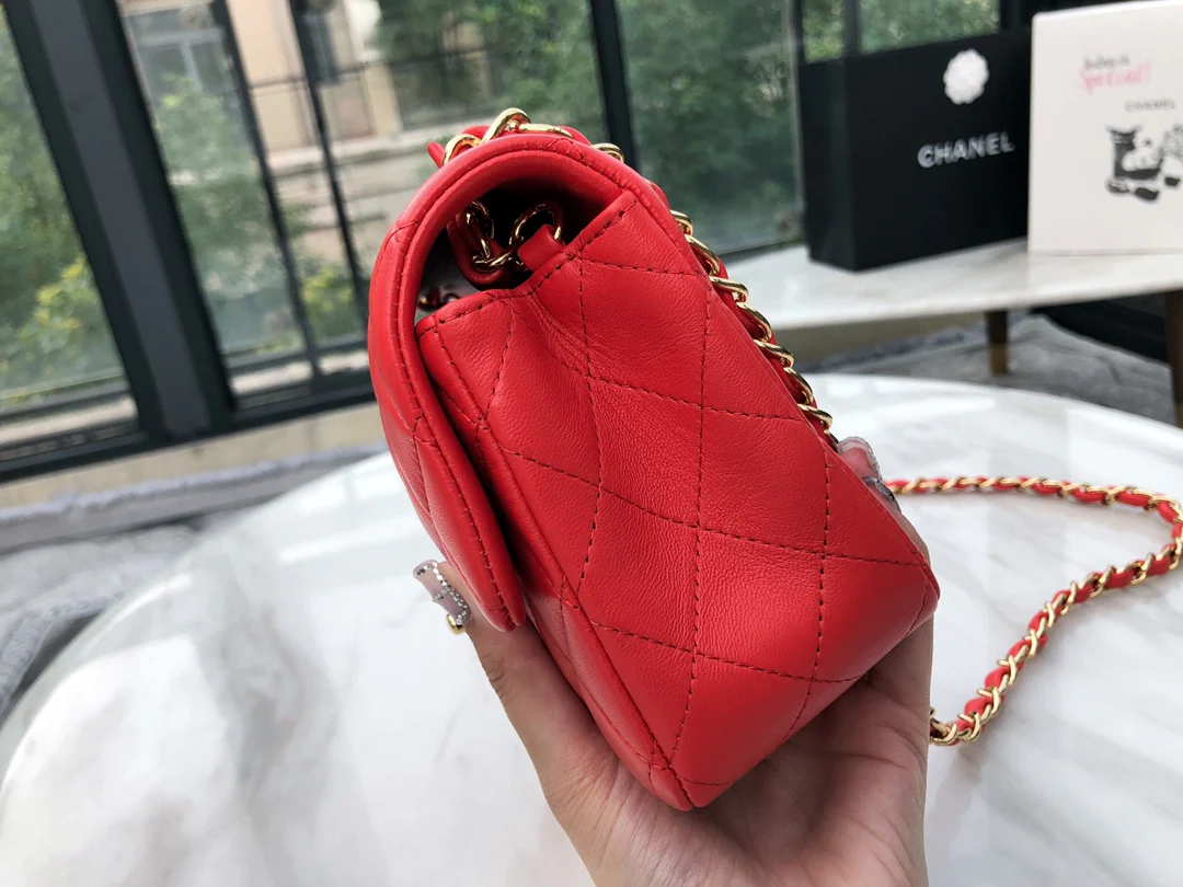 Сумка Chanel CF весна/лето 2019 - овечья кожа - 20 см - 1