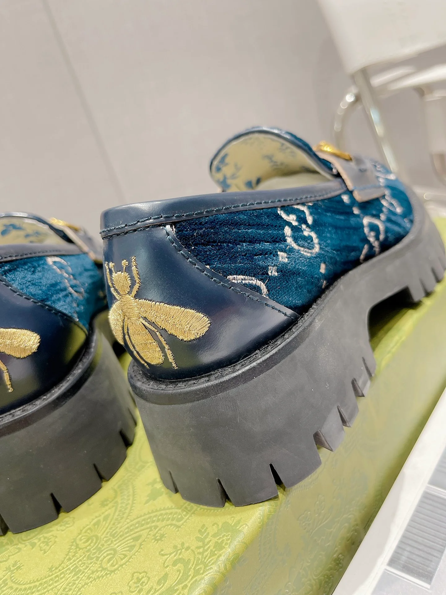 Gucci - Bee - Лоферы на платформе