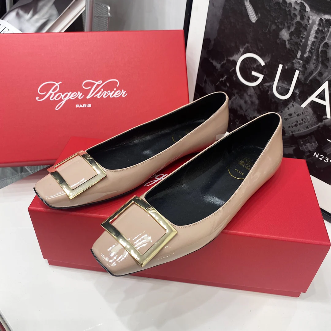 RV - Плоское основание, квадратный носок - Темно-абрикосовый цвет