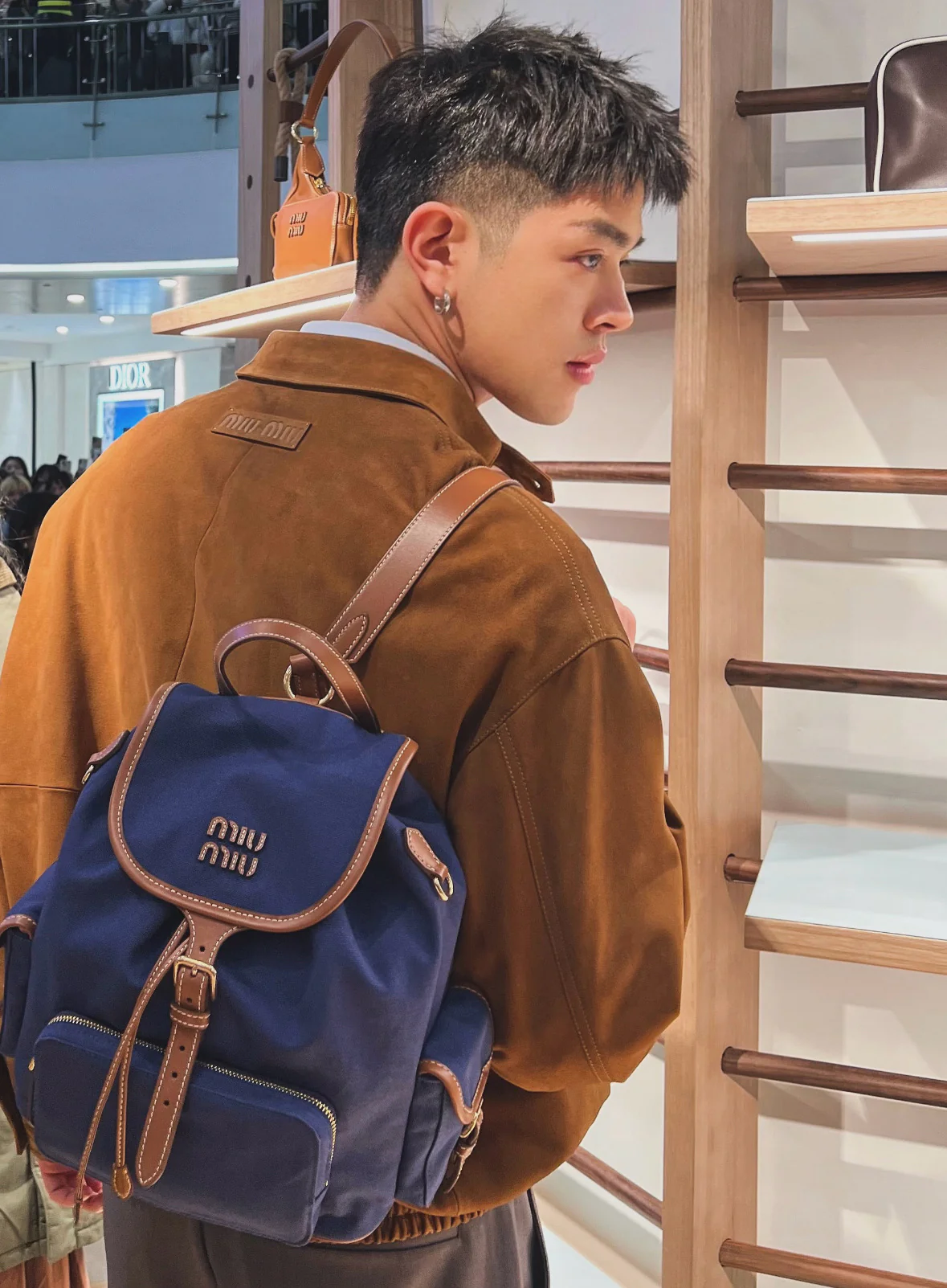 Рюкзак Miu Miu из канваса и кожи — впечатления от ношения