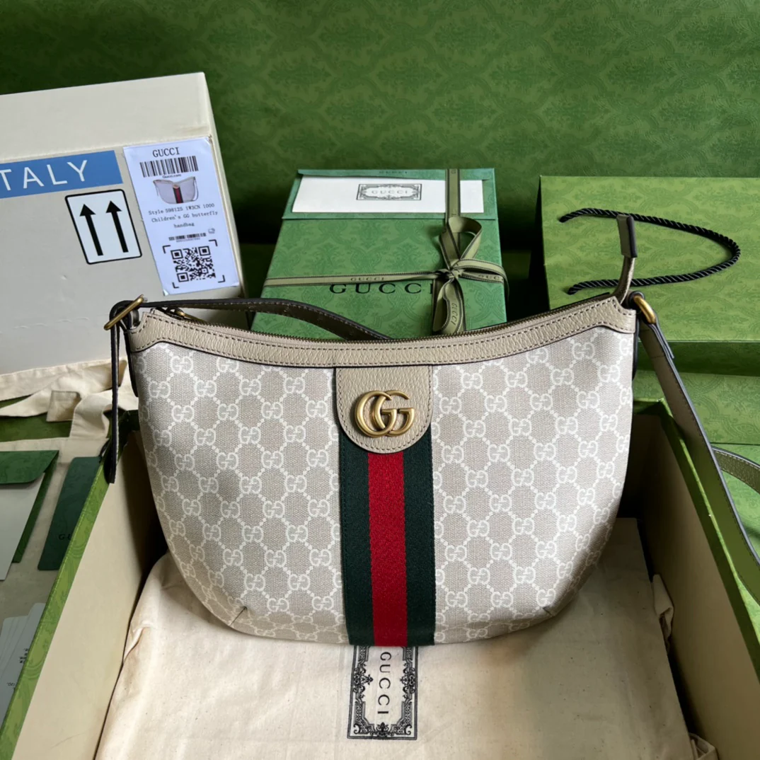 Мини-сумочка Gucci Ophidia - сумка через плечо - съемный плечевой ремень - 30x22x5-5 см