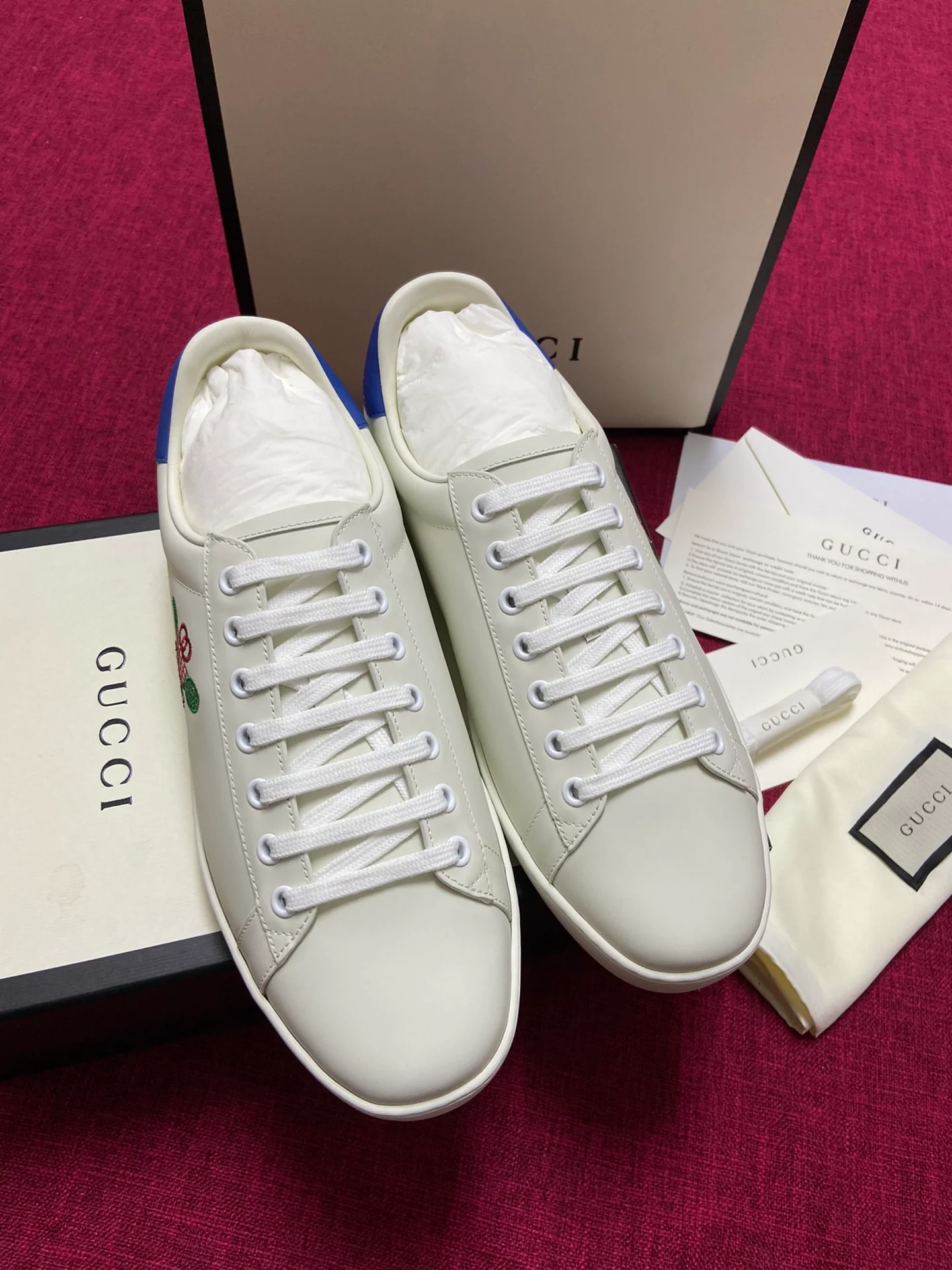 Gucci - Белые кроссовки - Кроссовки - Повседневная обувь - 3