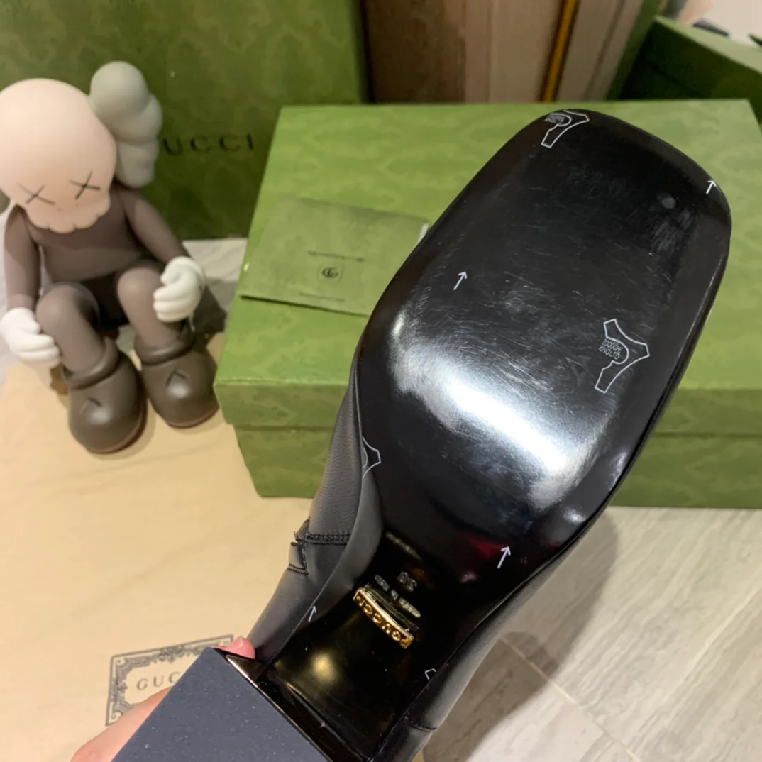 Gucci - Сапоги на высоком каблуке - Ботильоны