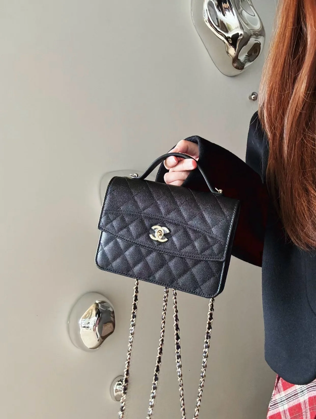 Рюкзак Chanel 25c Mailman - черный