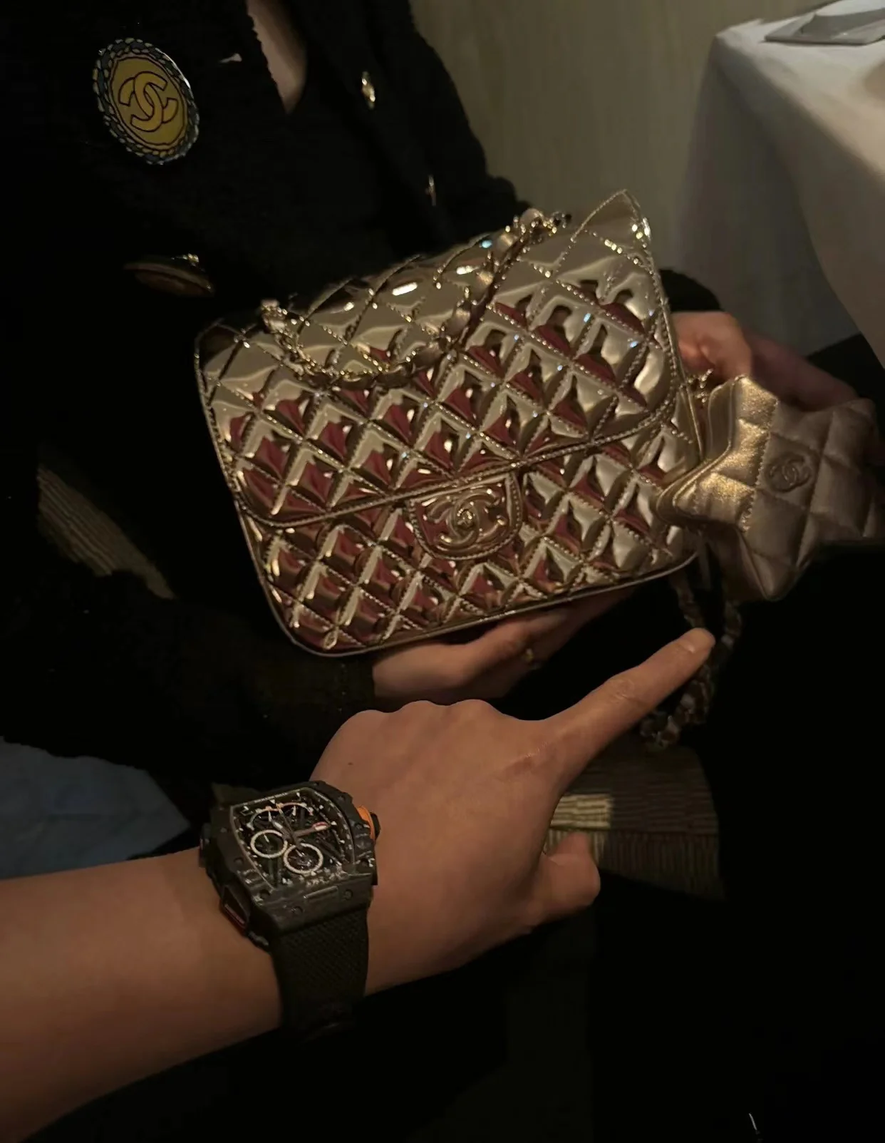 Рюкзак Chanel Early Spring Collection 24c - золотой