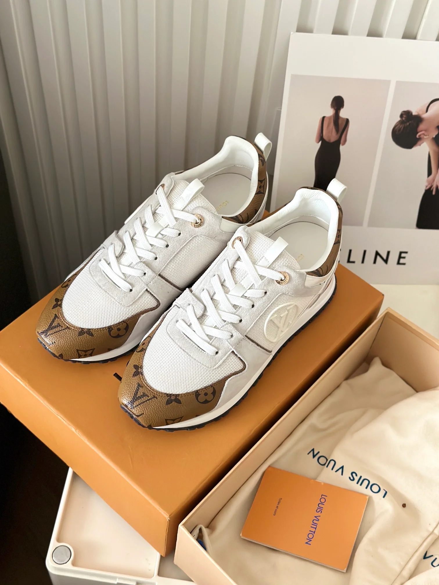 Кроссовки LV Runaway - серия Milk Tea Brown - модель 3