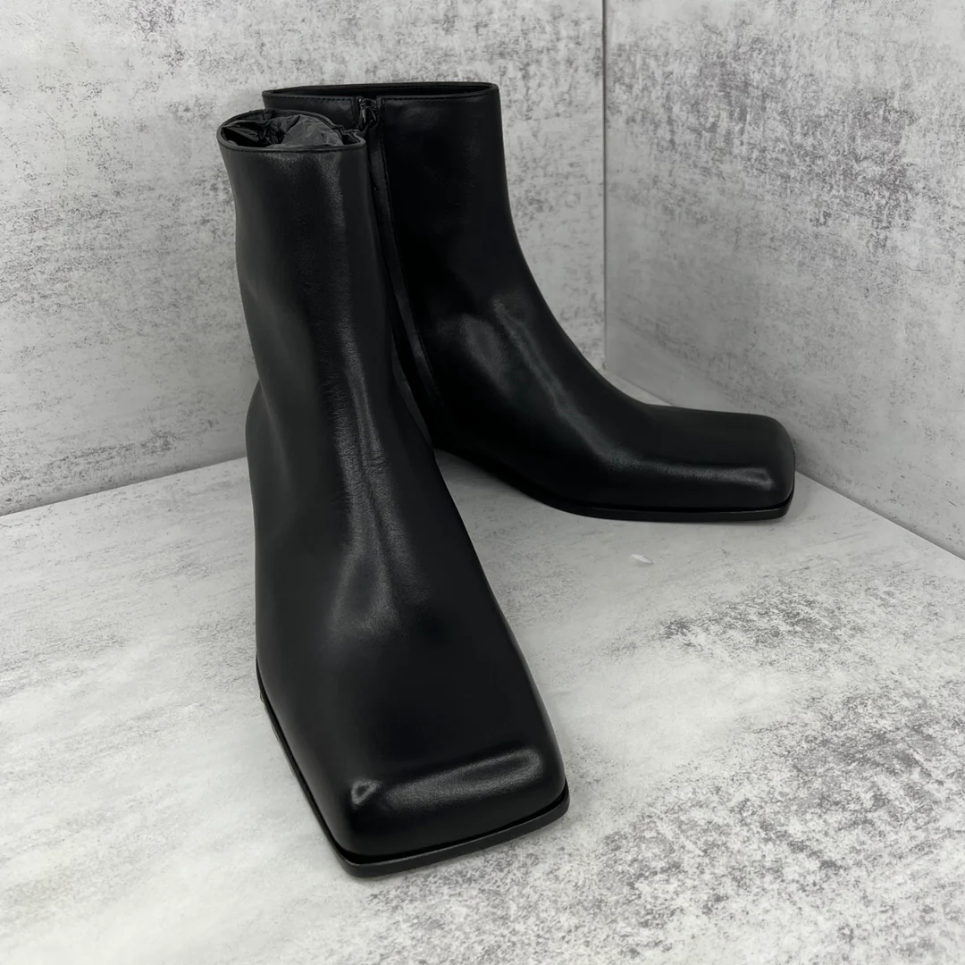 Balenciaga - Британская мода - Дерби на молнии - Полностью кожаные