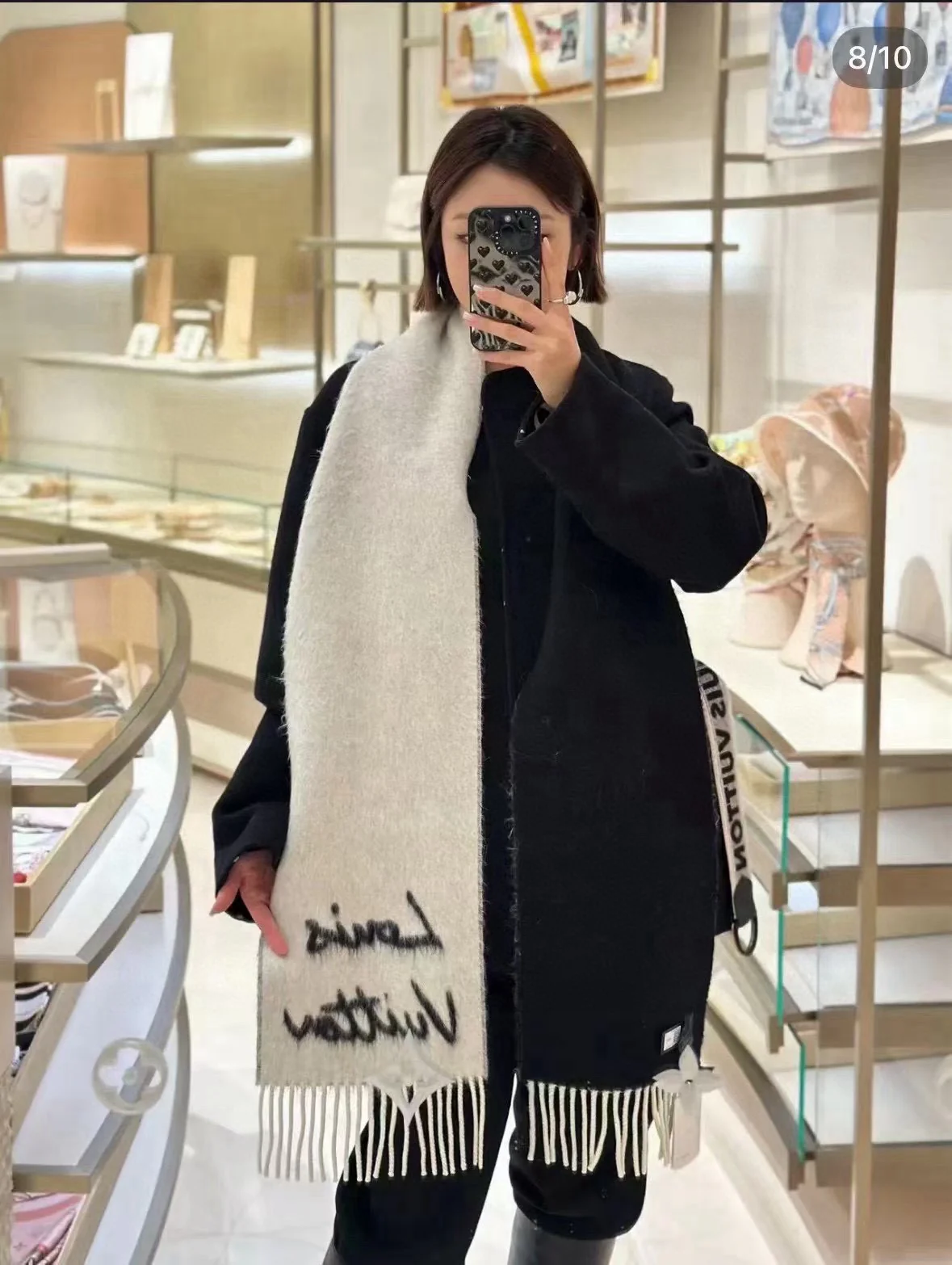 Кашемировый шарф LV-2024-25-220