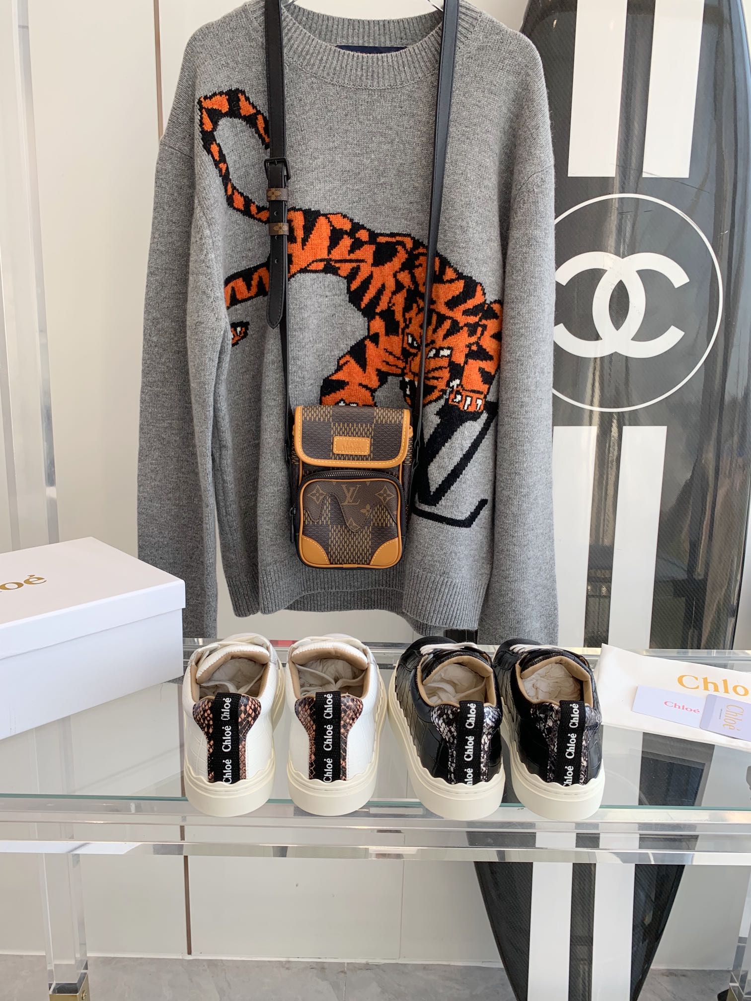 Chloe - Белые кроссовки - Кроссовки на платформе - Повседневная обувь - 1