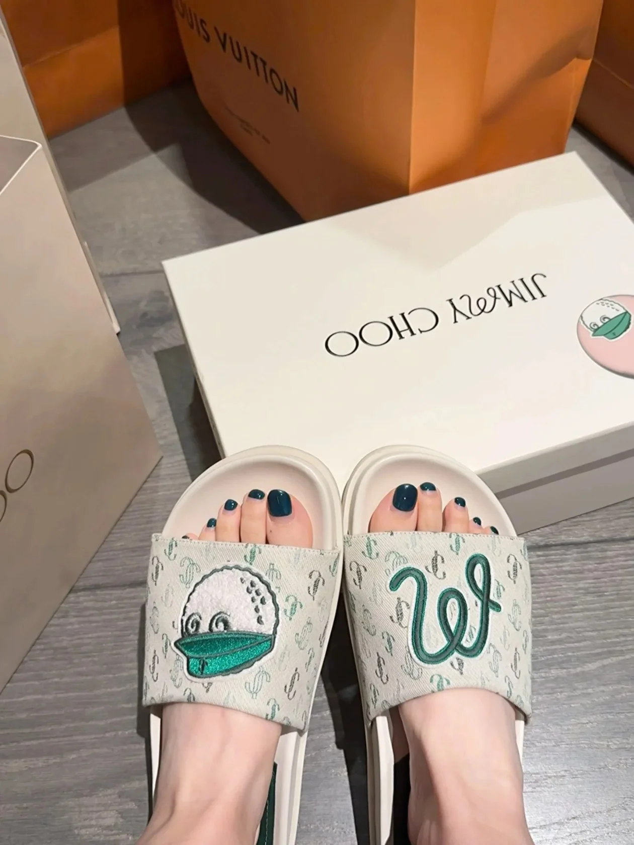 Совместные тапочки Jimmy Malbon 2-0 Slide F