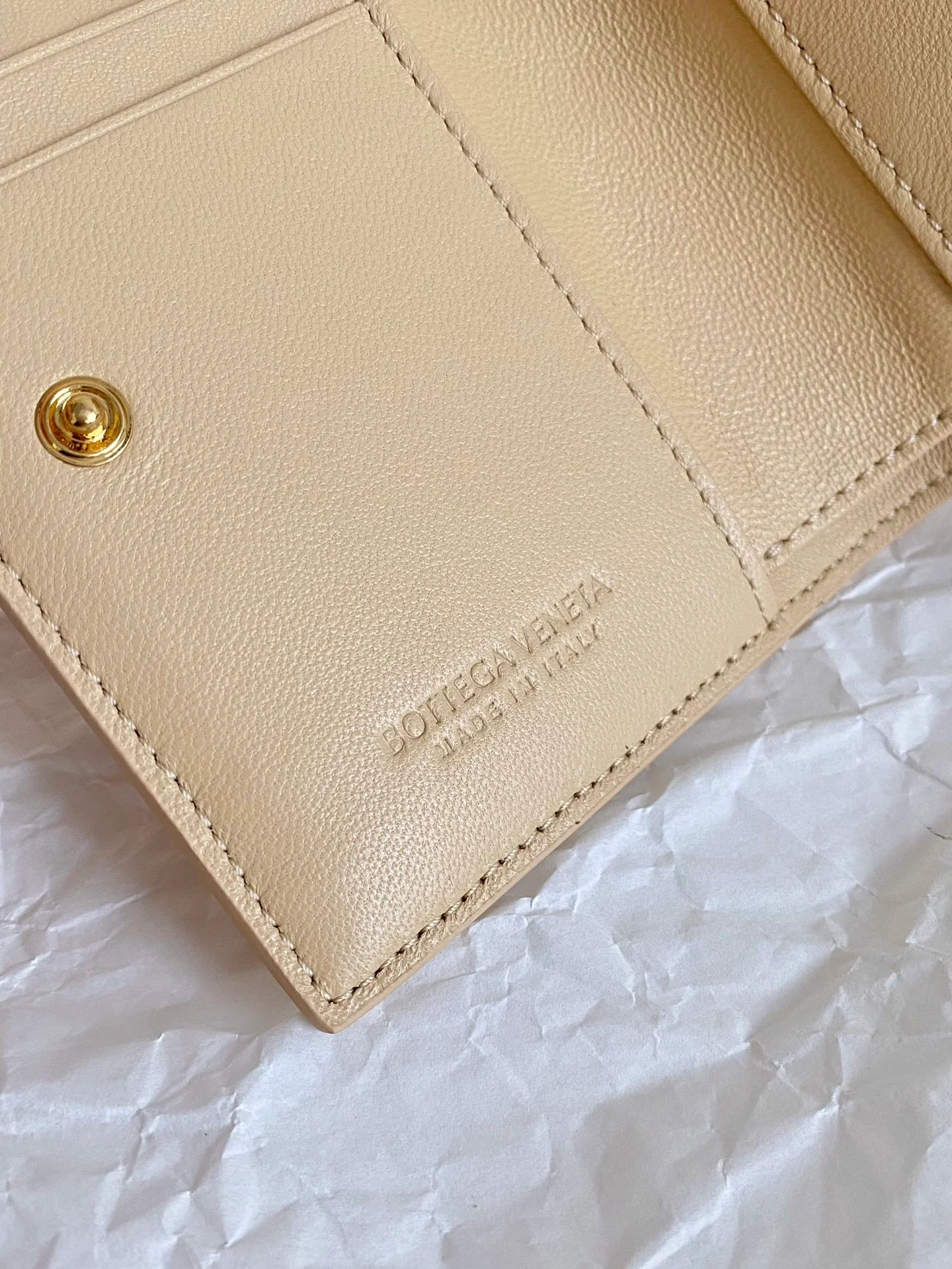 BV-bv大格子 短夹钱包 11.5×9×1cm