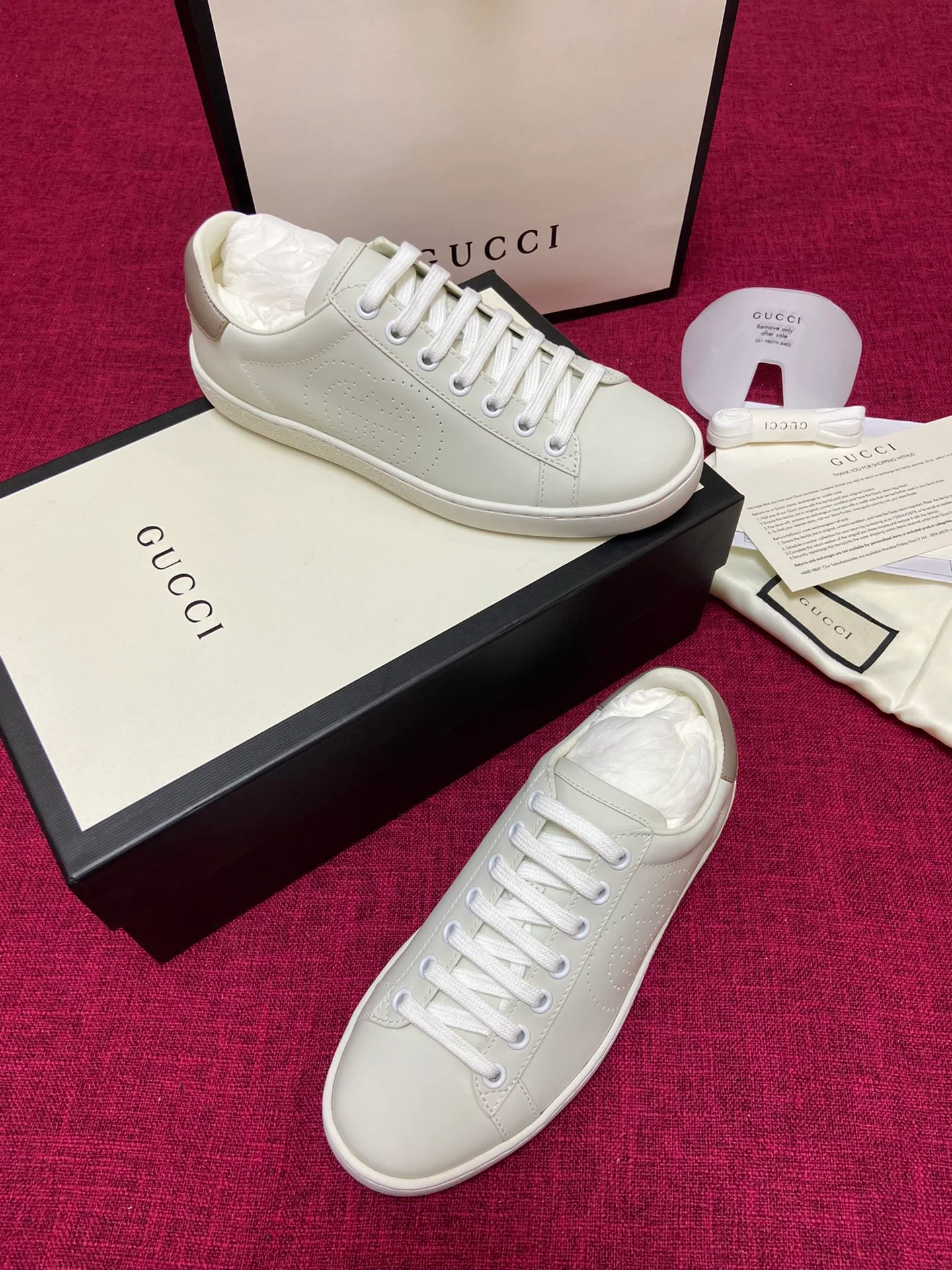 Gucci - Белые кроссовки - Кроссовки - Повседневная обувь - 13