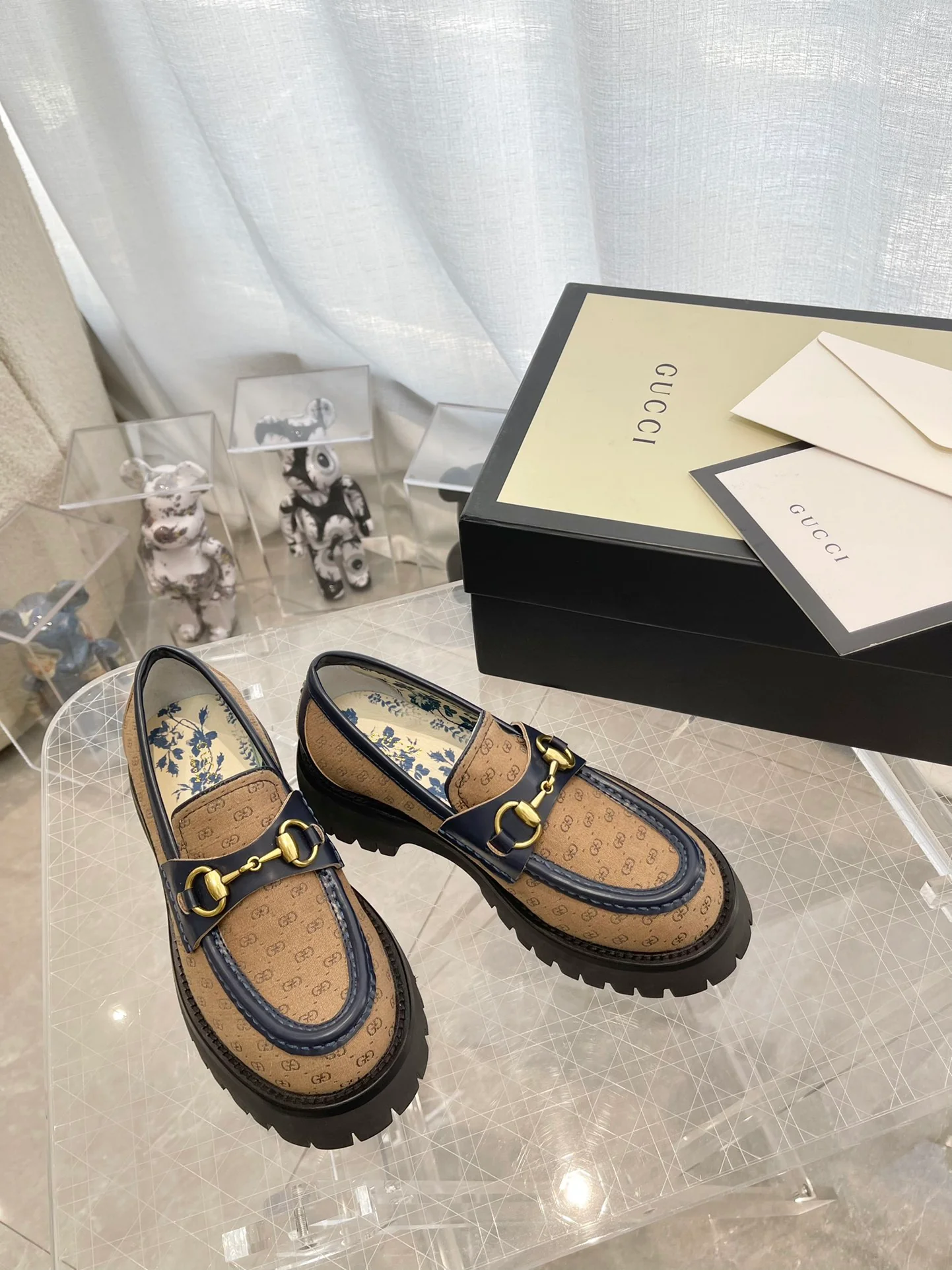 Лоферы на платформе Gucci - 3