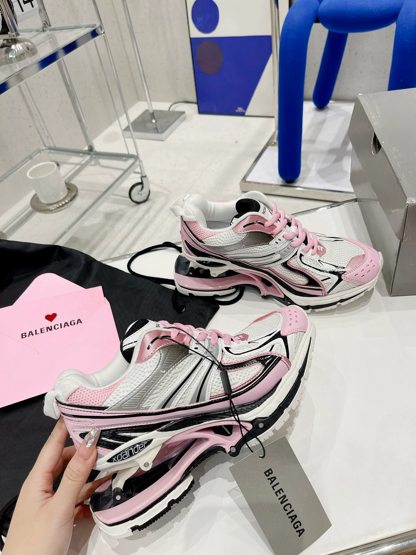 Массивные ретро-туфли Balenciaga в весеннем стиле - для пары - 1