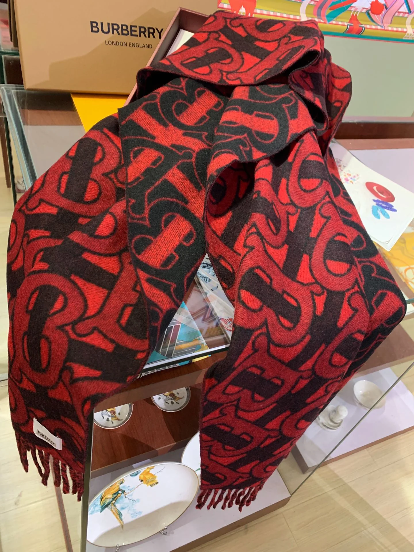 Классический кашемировый шарф/шаль Burberry - 50 см - 200 см - 100 см