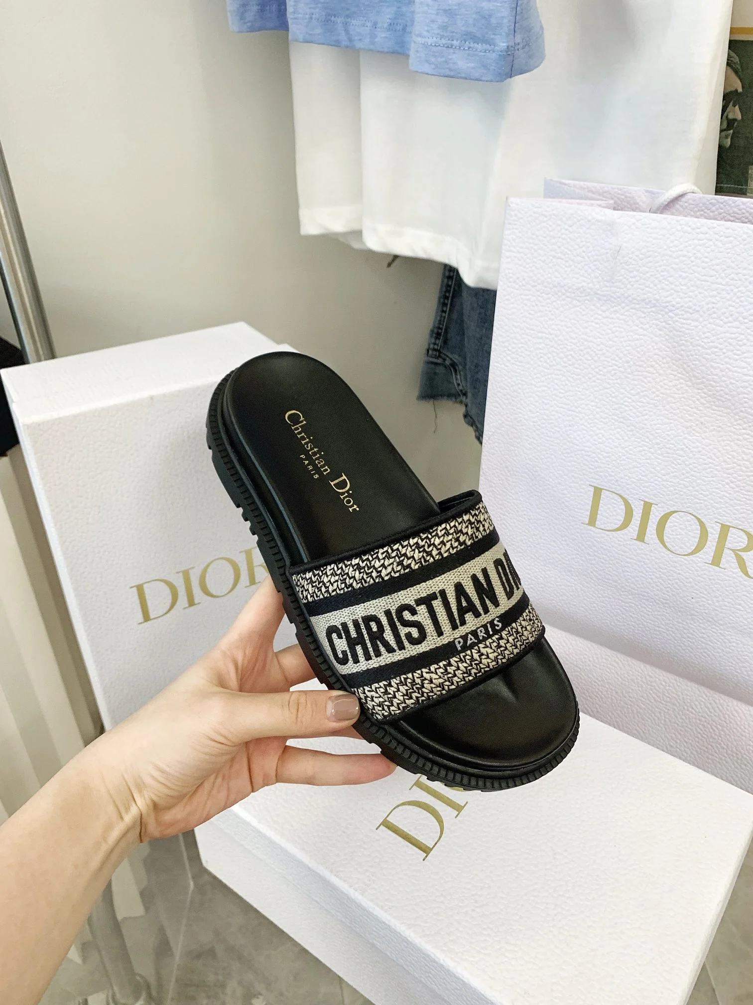Dior - Суперкомфортные - Мягкая подошва - Тапочки