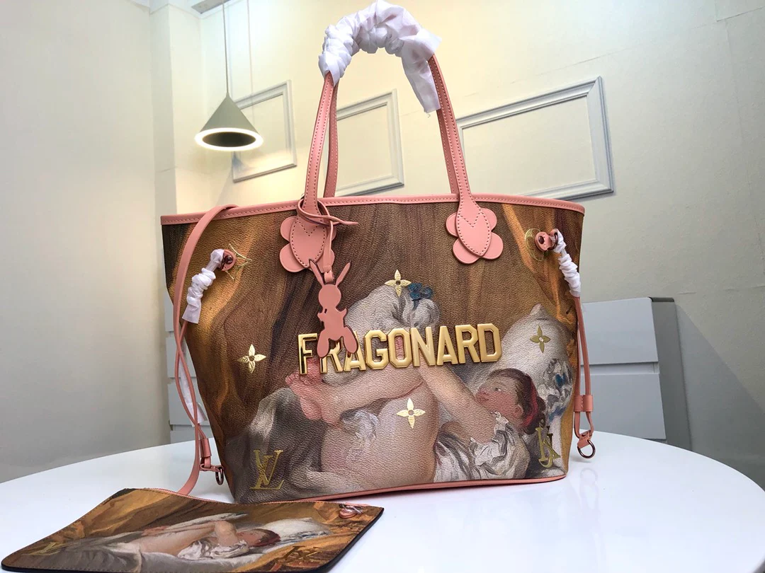 m43319-LV-Masters-Neverfull Handbag-Medium Size