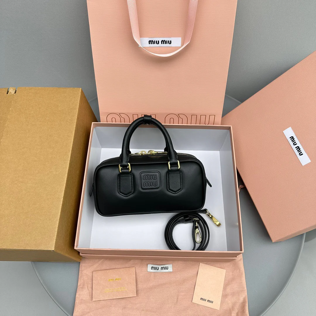 Сумка для боулинга Miu Miu - Маленькая - Черная