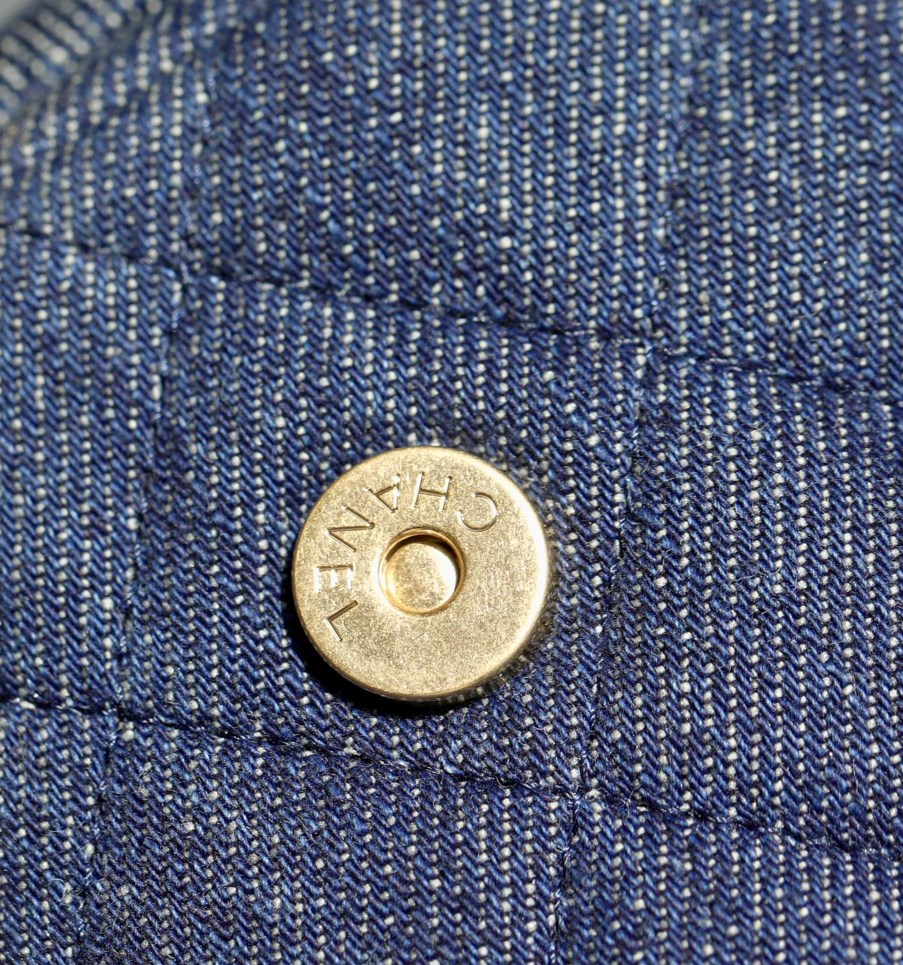 Рюкзак Chanel 25c на завязках — темно-джинсовый