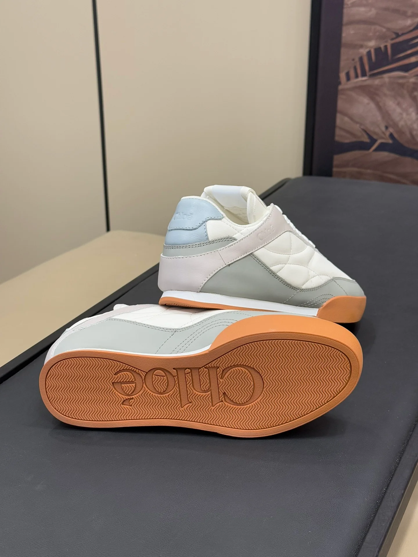 Повседневные туфли Chloe 2024 - серые