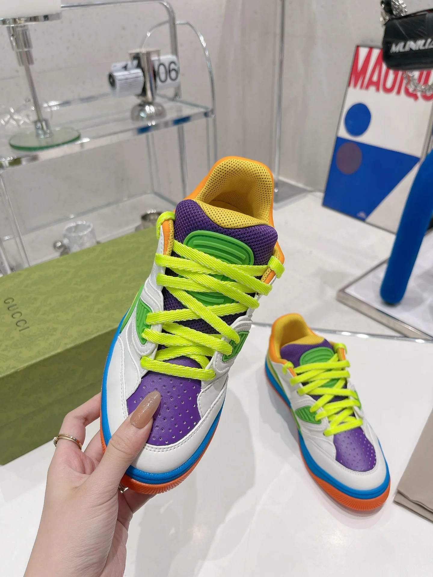 Gucci - Белые кроссовки - Кроссовки - Повседневная обувь - 18