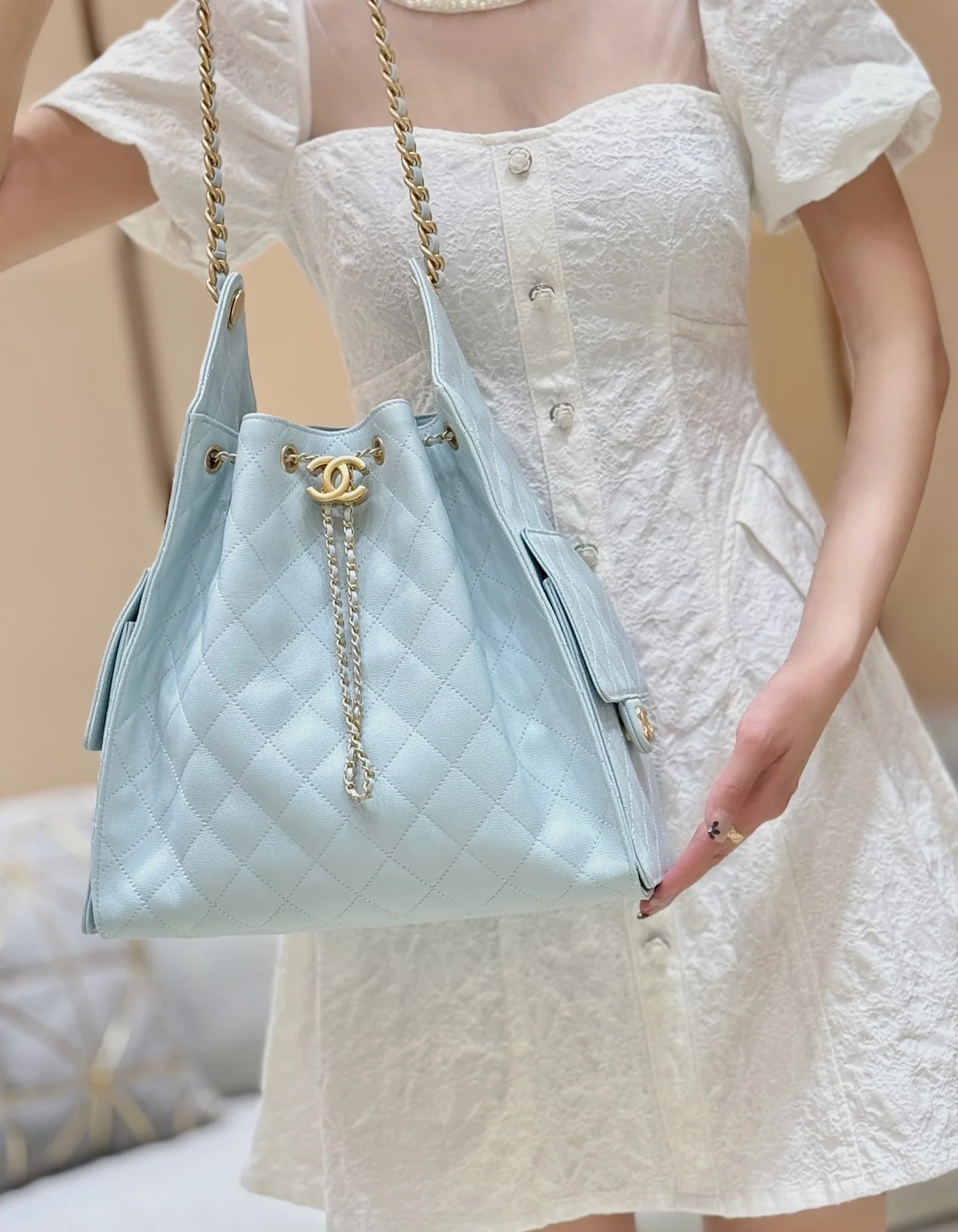 Сумка Chanel 25s 25bag Large - синяя