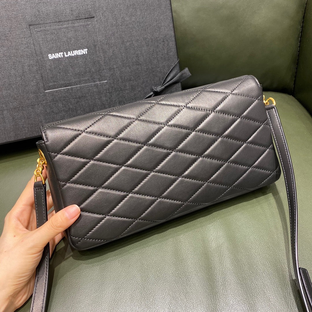 Сумка через плечо YSL Kate Supplement 99 из стеганой овечьей кожи с клапаном