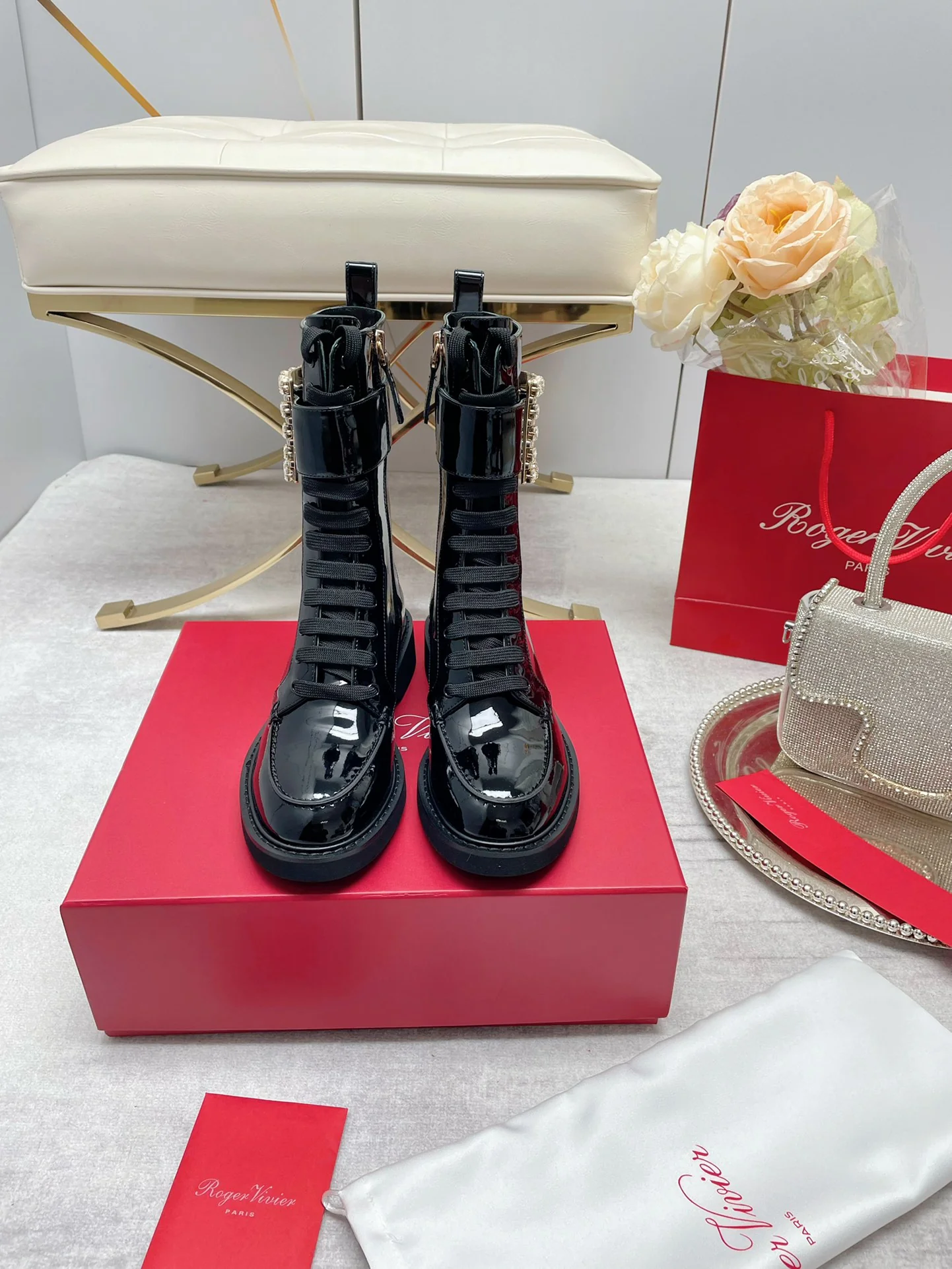 Обувь RV - Новинки весны/лета 2022 - Ботинки до середины икры - Черные