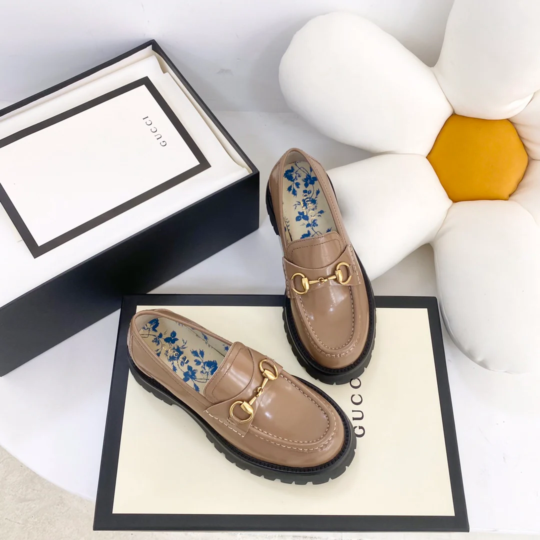 Лоферы на платформе Gucci - 4