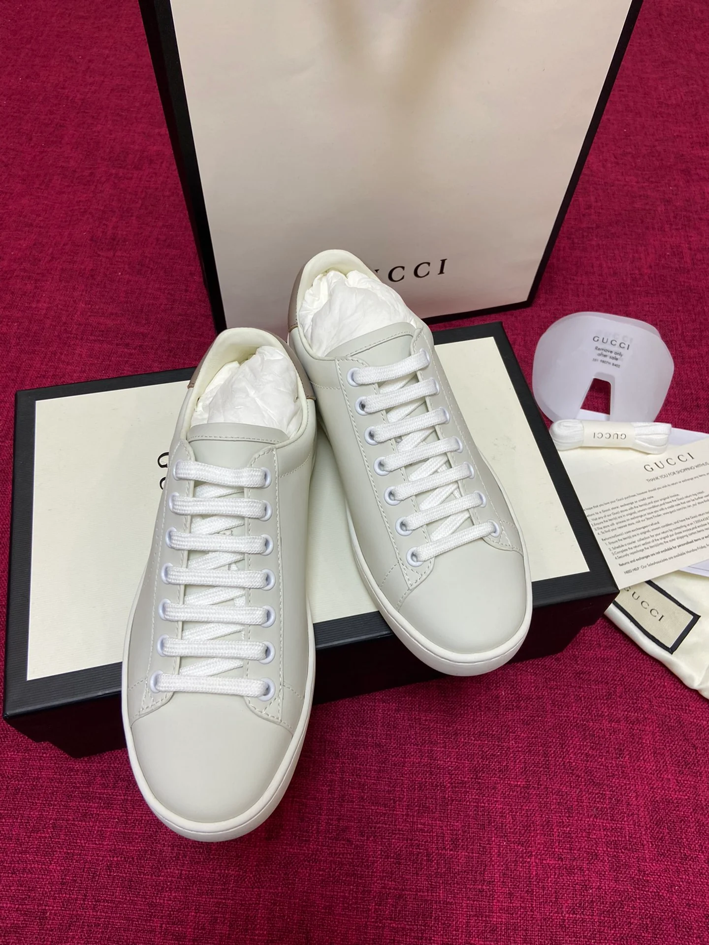 Gucci - Белые кроссовки - Кроссовки - Повседневная обувь - 13