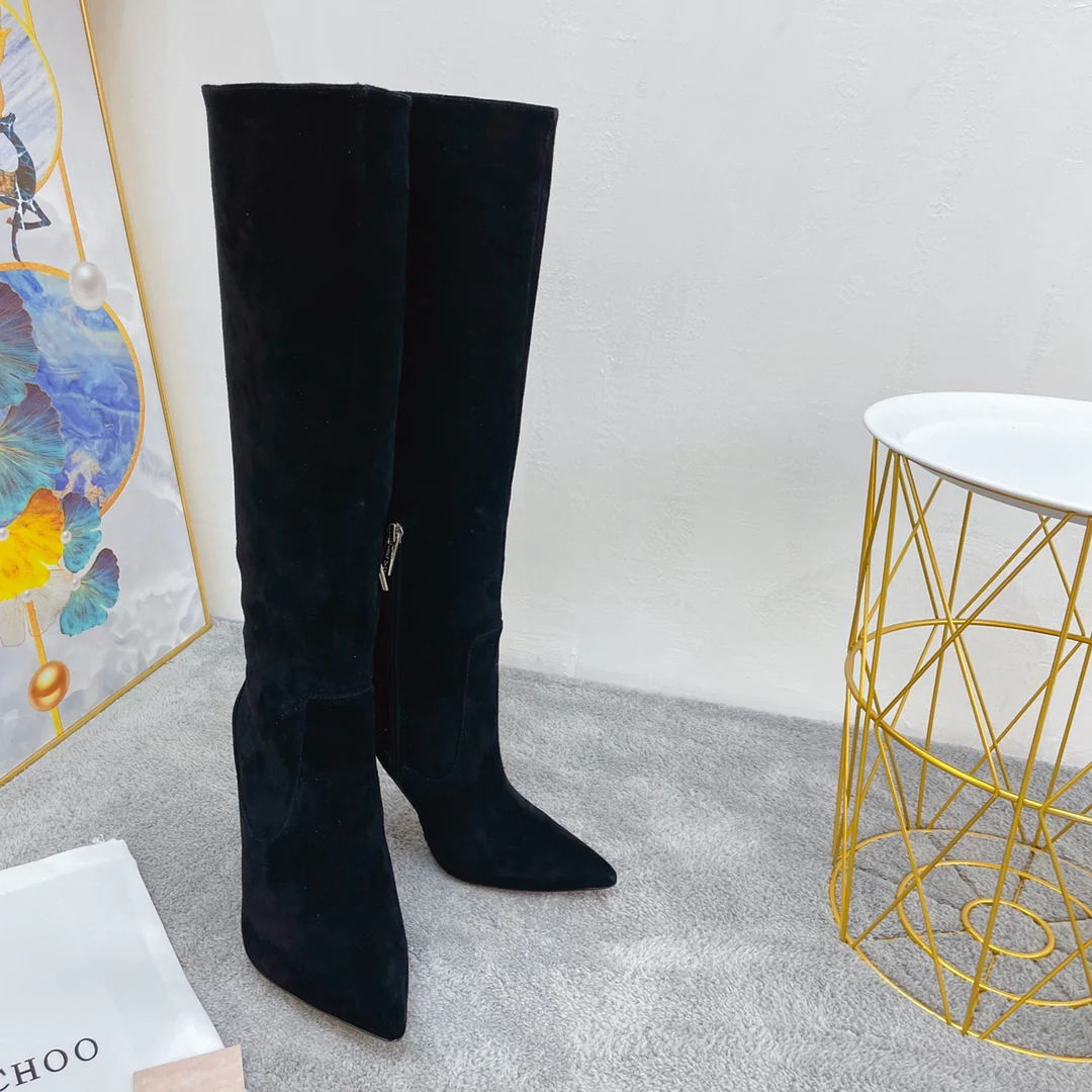 Новинка сезона осень/зима 2022 от Jimmy - Ботильоны на шпильке - Черные - 1