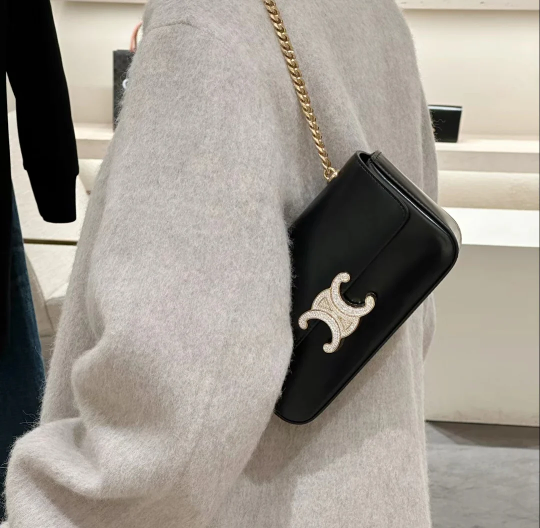 Сумка через плечо Celine Arc de Triomphe - черная