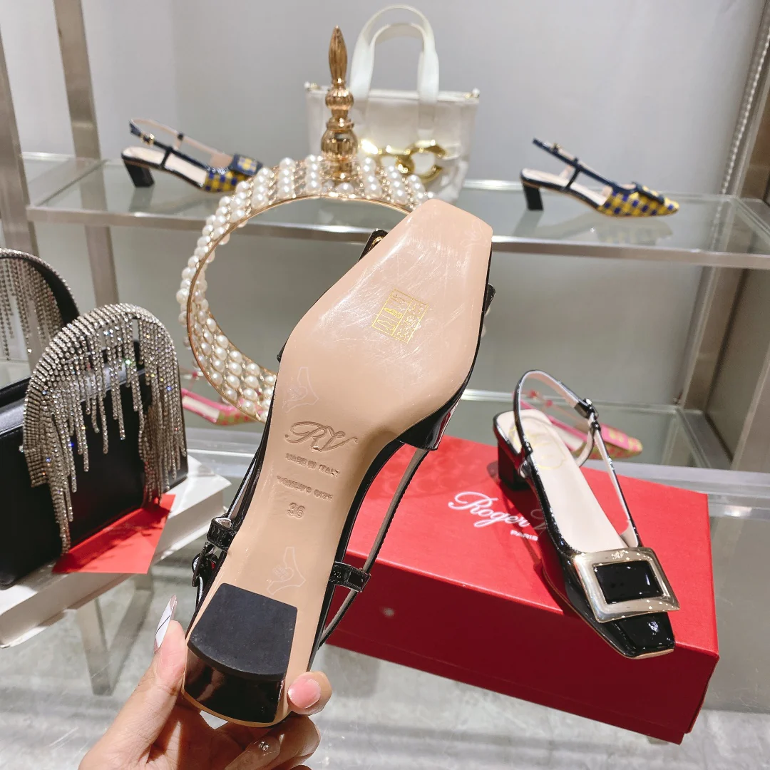 Обувь RV Shoes - Новинка ранней весны 2023 года - Полые сандалии - Черные