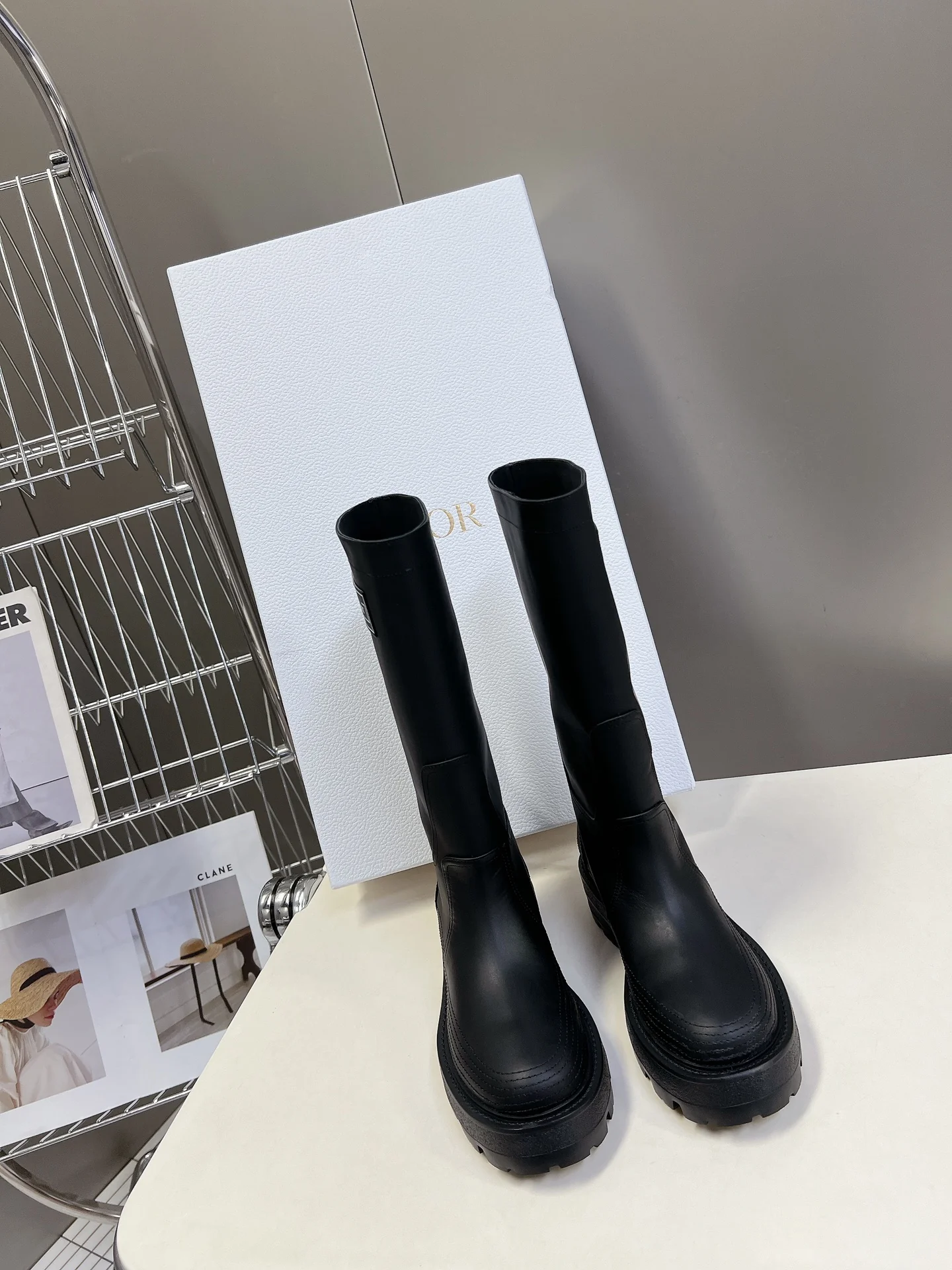 Ботинки-слипоны Dior 2024 - черные