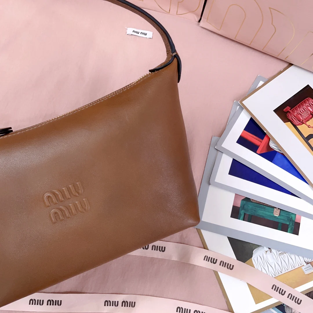 Ланч-бокс Miu Miu 5ne84 - светло-коричневый