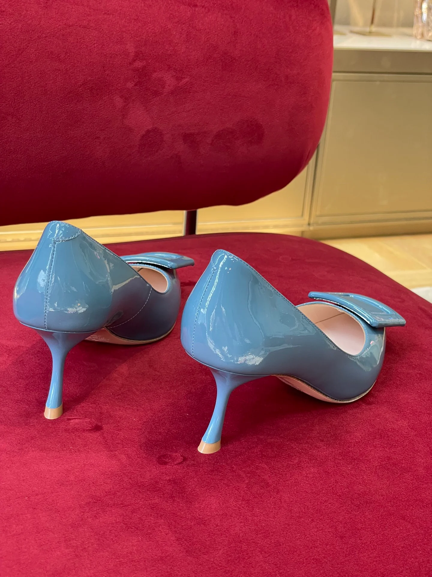 Обувь RV - Коллекция осень/зима 2022 - Туфли на шпильке - Синие