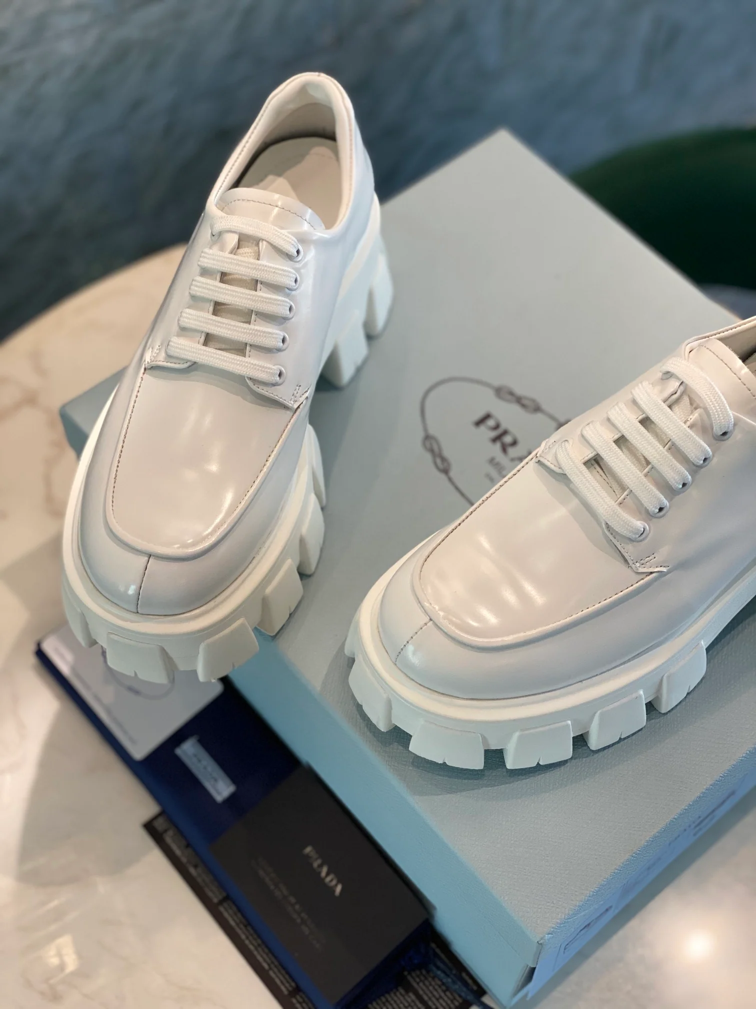 Prada - Новейшая коллекция обуви на платформе - Лоферы - 1