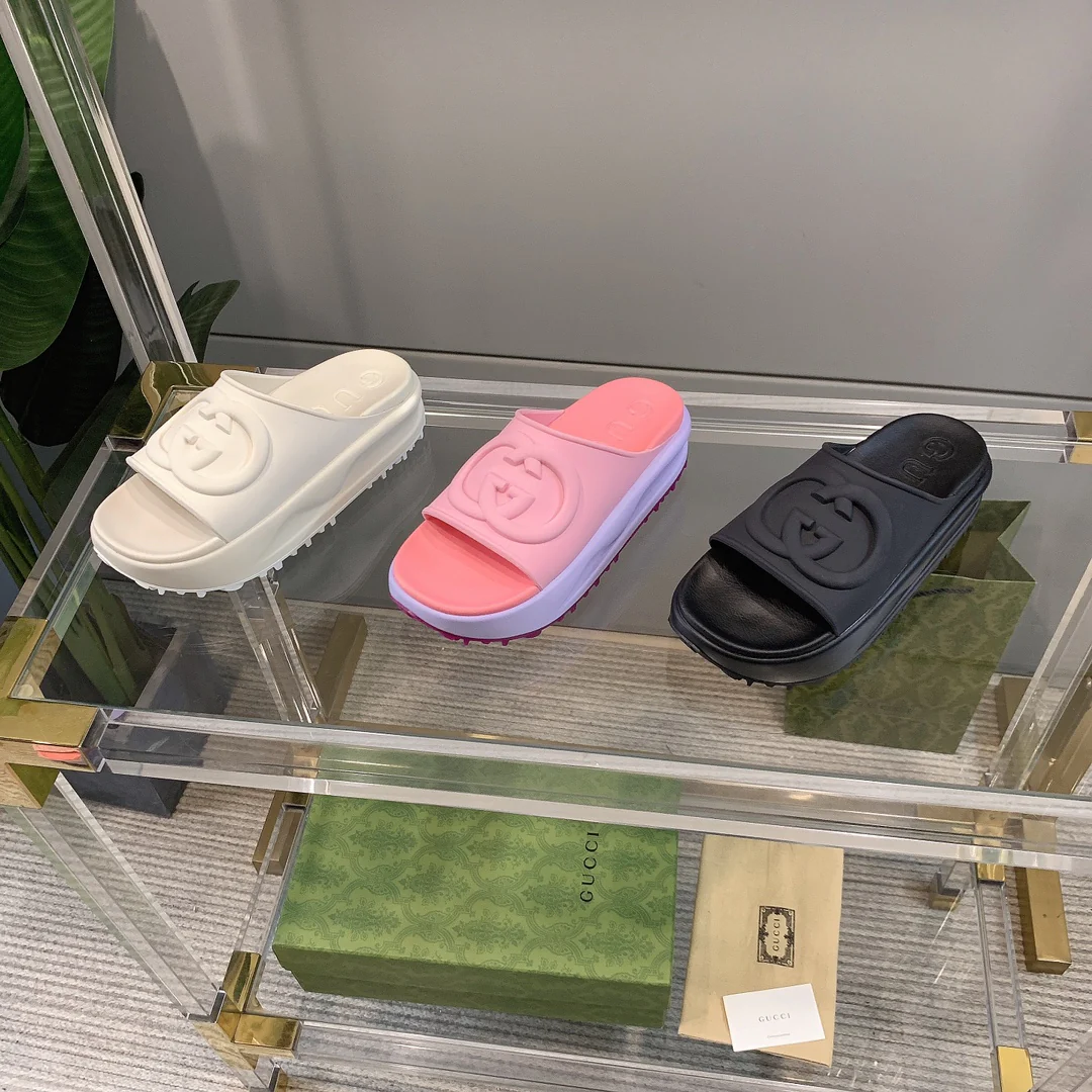 Сандалии на платформе Gucci - 4