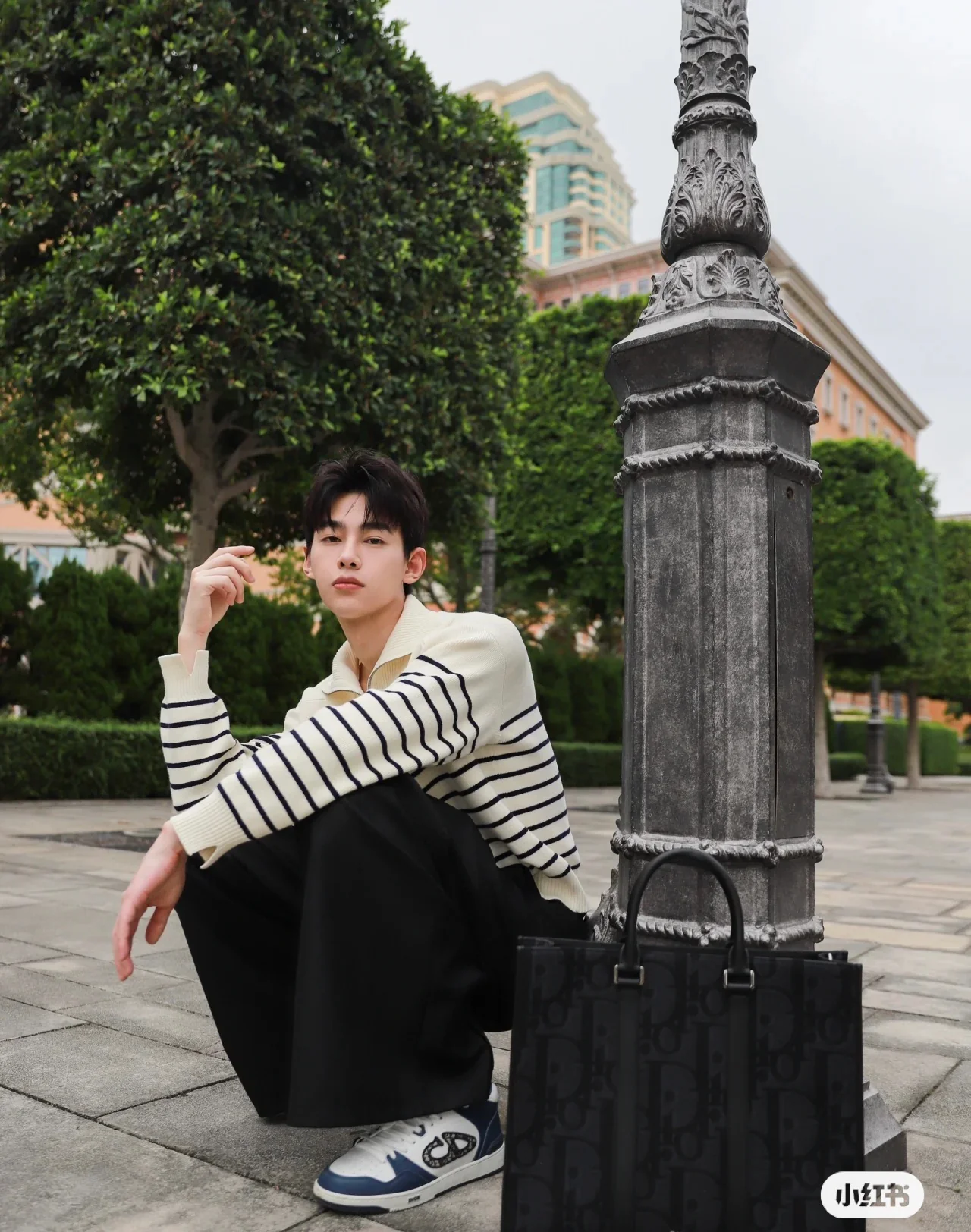 Сумка-тоут Dior Oblique Horizontal, мужская