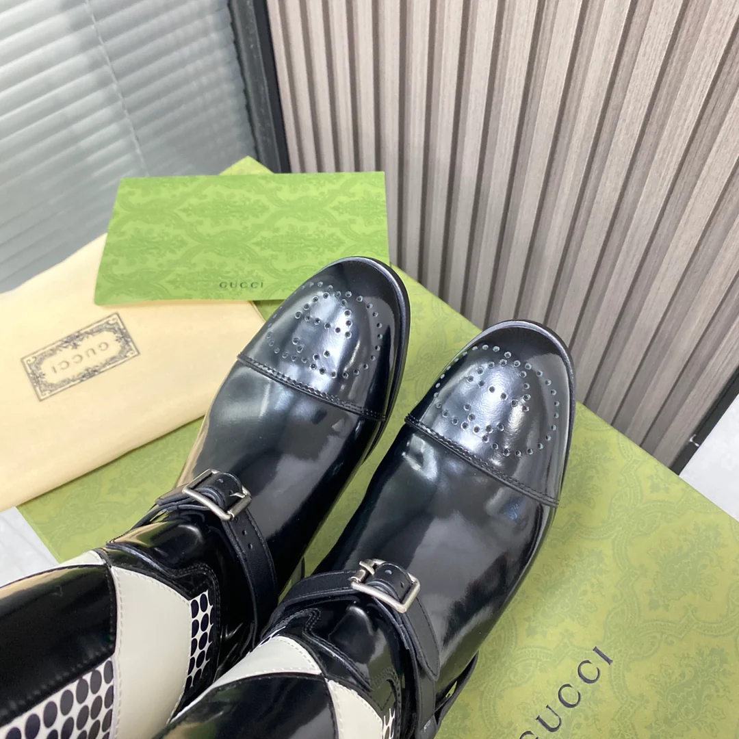 Новинка сезона осень/зима 2022 от Gucci - сапоги для верховой езды в стиле подиума - 1