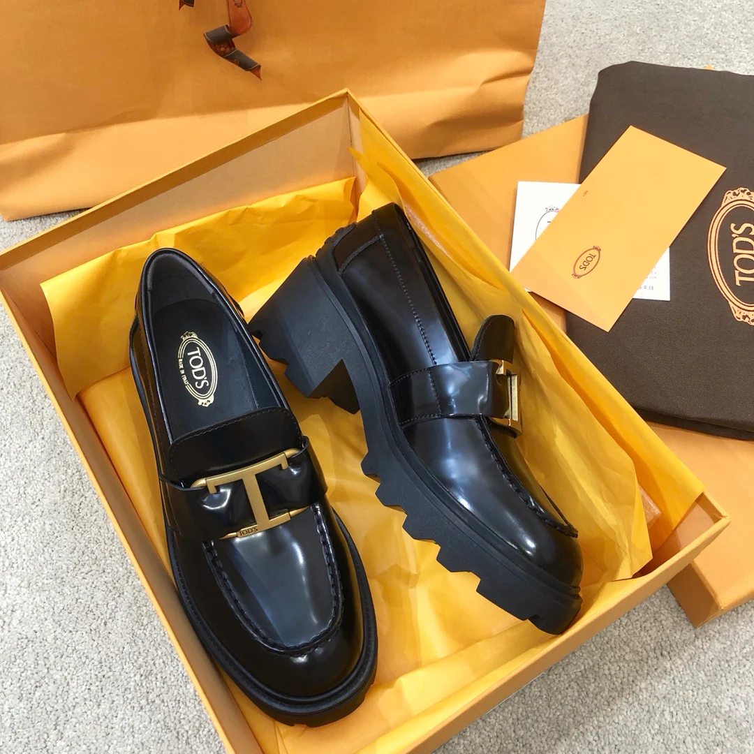 Лоферы на платформе Tods - 3