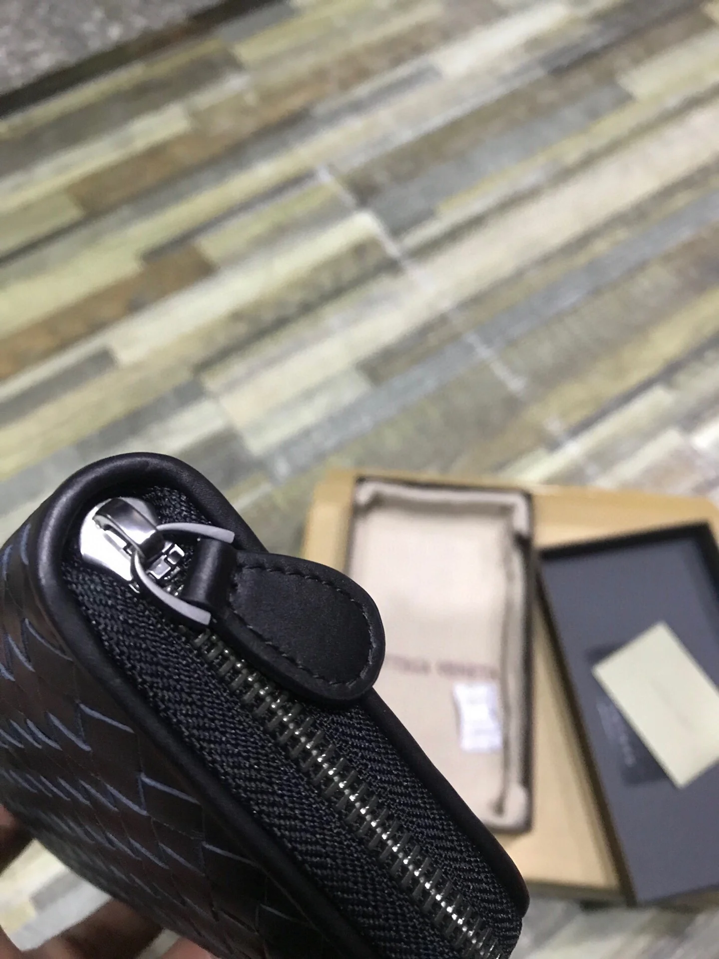 BV 拉链长夹-意大利原厂胎牛皮